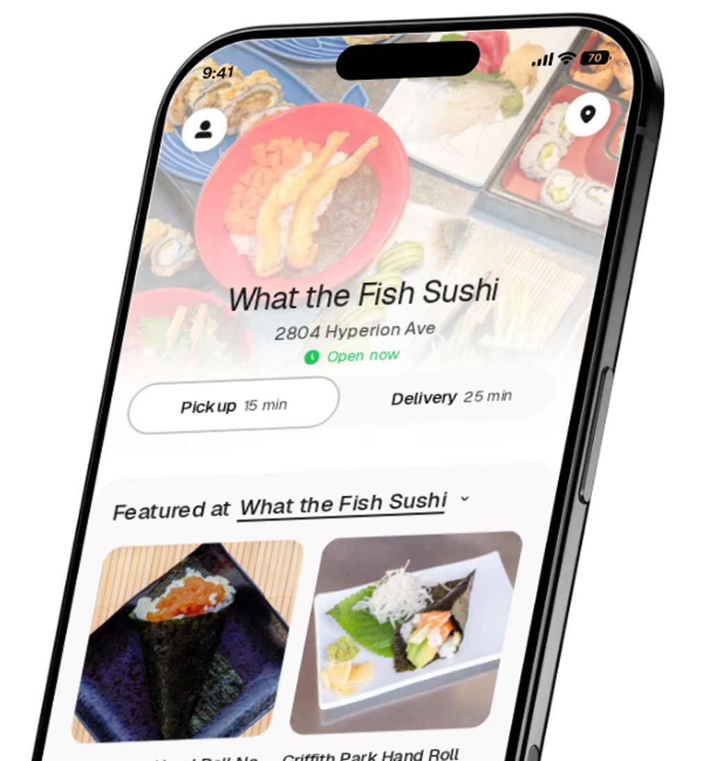 What the Fish Sushi app preview