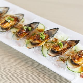 Baked Green Mussels