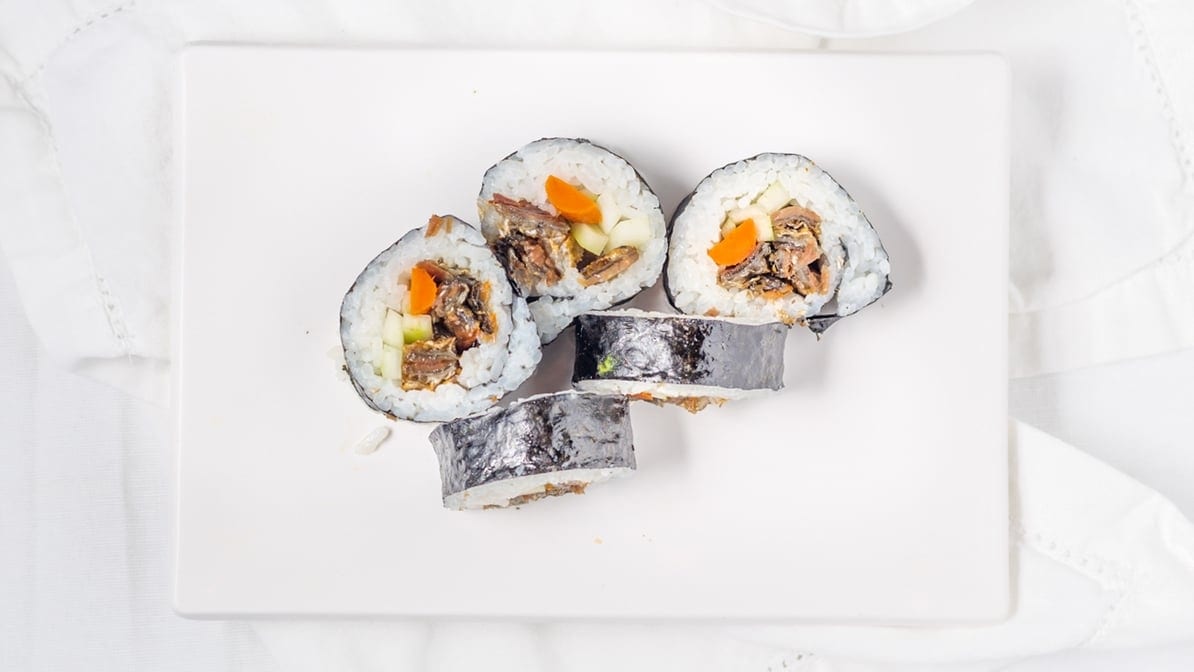 Salmon Skin Roll.