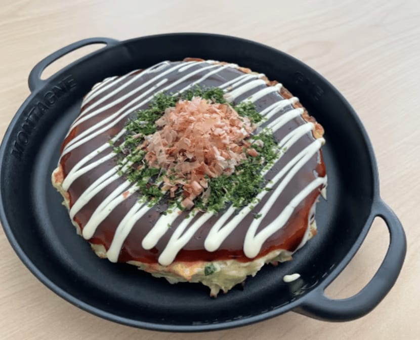 Okonomiyaki (Japanese Cake).