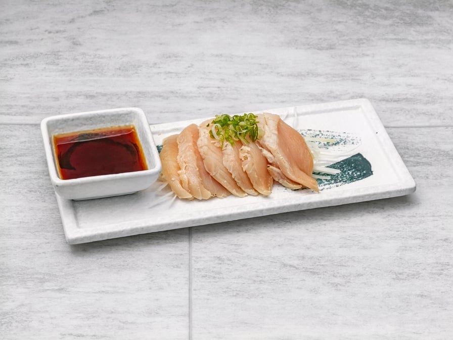 Smoked Albacore Sashimi.