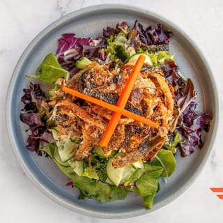 Salmon Skin Salad