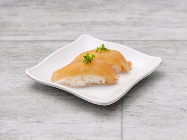 Smoked Albacore Sushi.