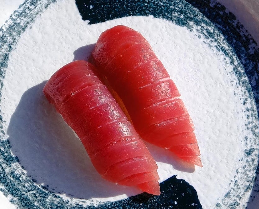 Fresh Tuna Sushi.