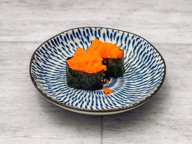 Smelt Egg Sushi.